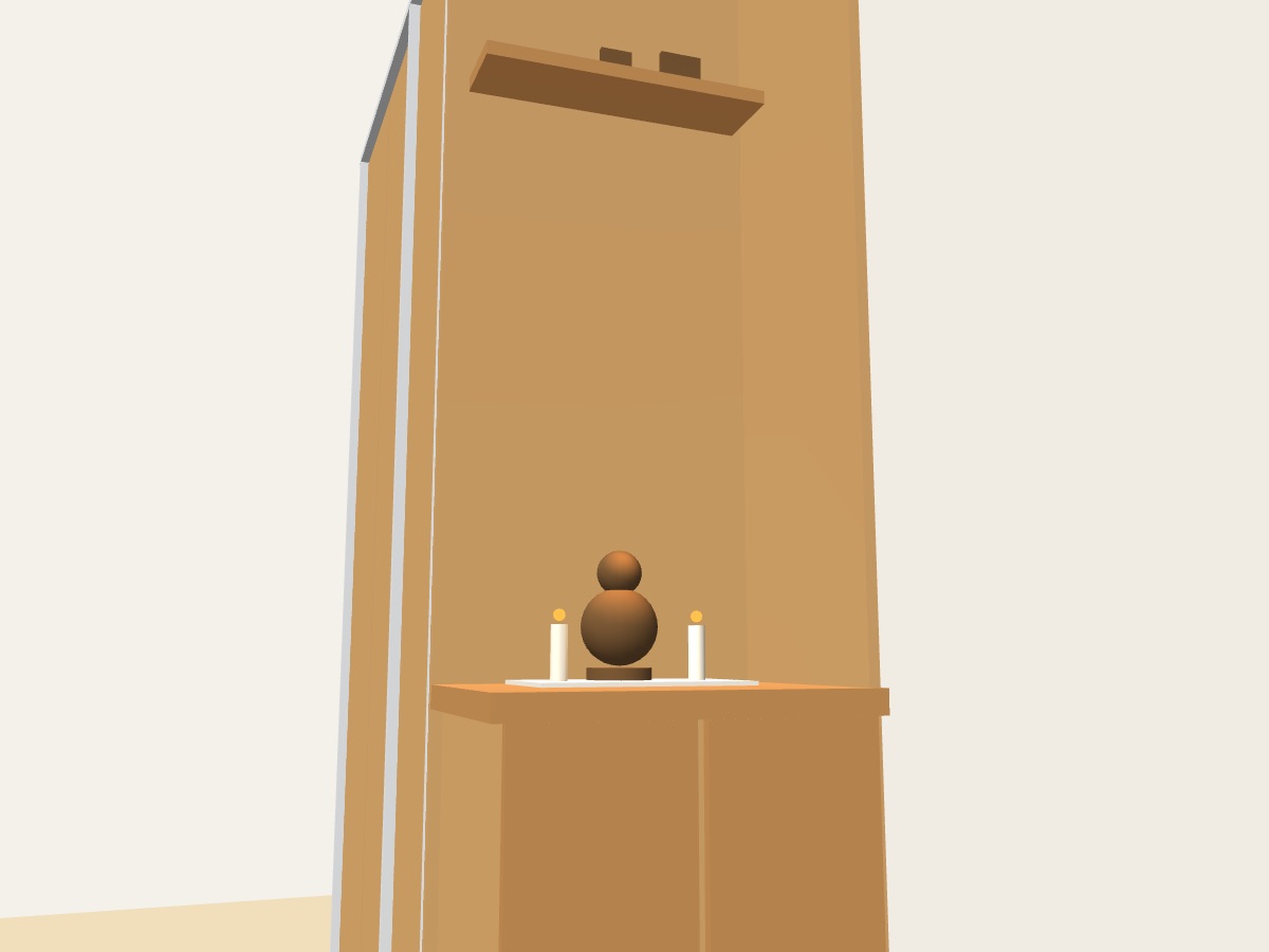 3D model from the cushion