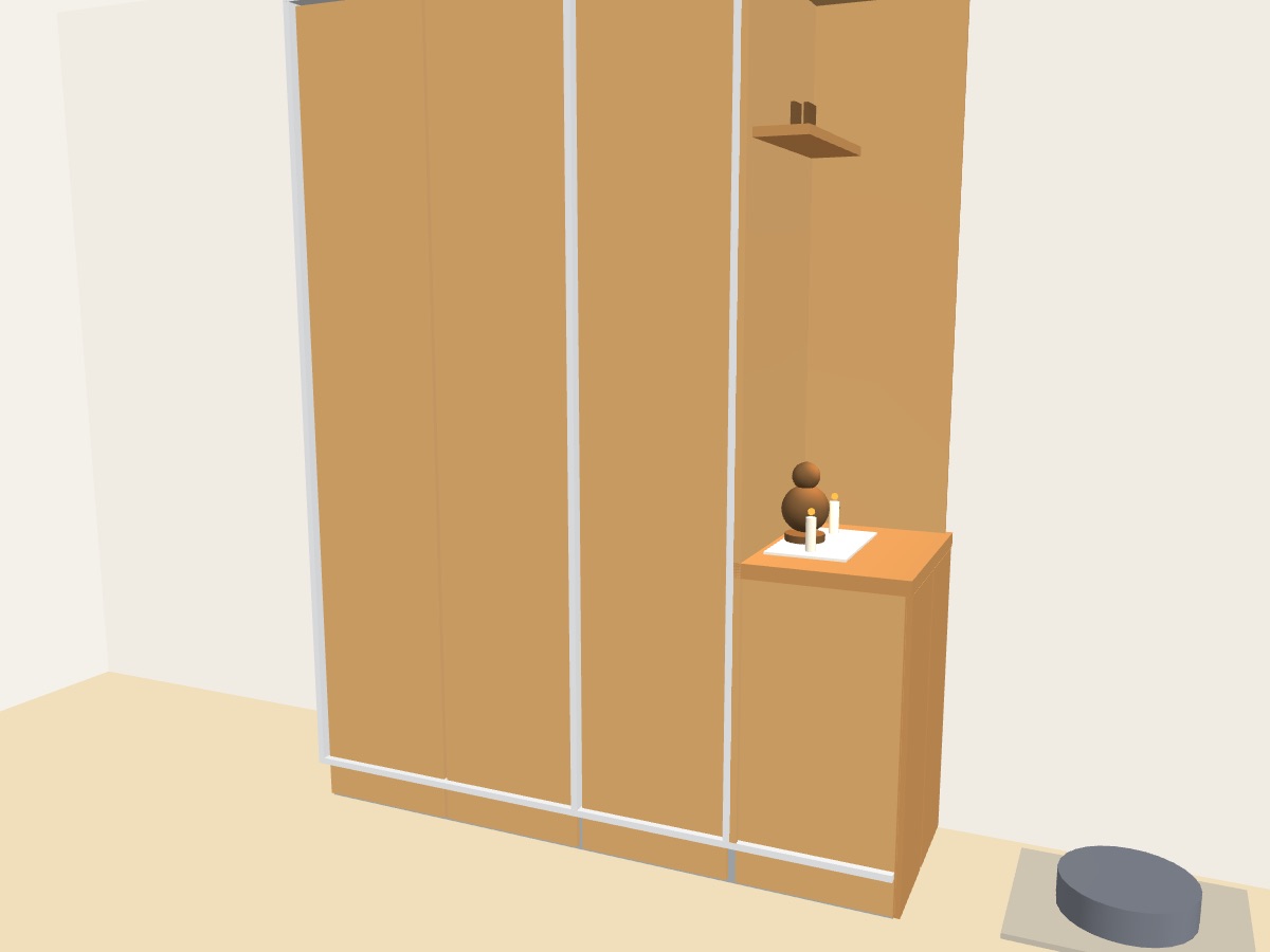 3D model, room view